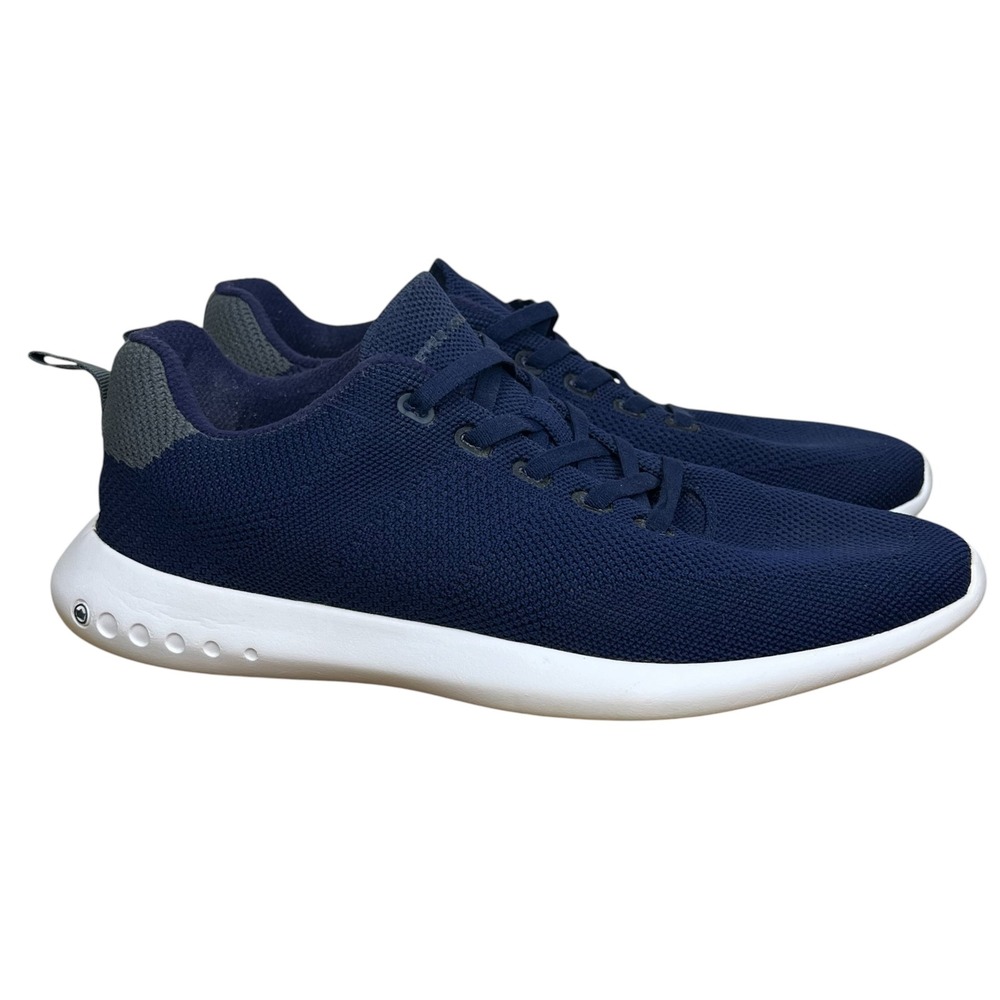 Peter Millar Hyperlight Apollo Navy Knit Sneakers MS22EF06 Men's 10.5 Preppy
